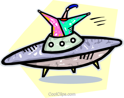 Alien And Ufo Royalty Free Vector Clip Art Illustration - Alien And Ufo Royalty Free Vector Clip Art Illustration (480x377)
