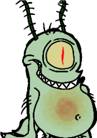 Plankton Spongebob Clipart Pictures Png Plankton Spongebob - Plankton From Spongebob Drawing (640x480)