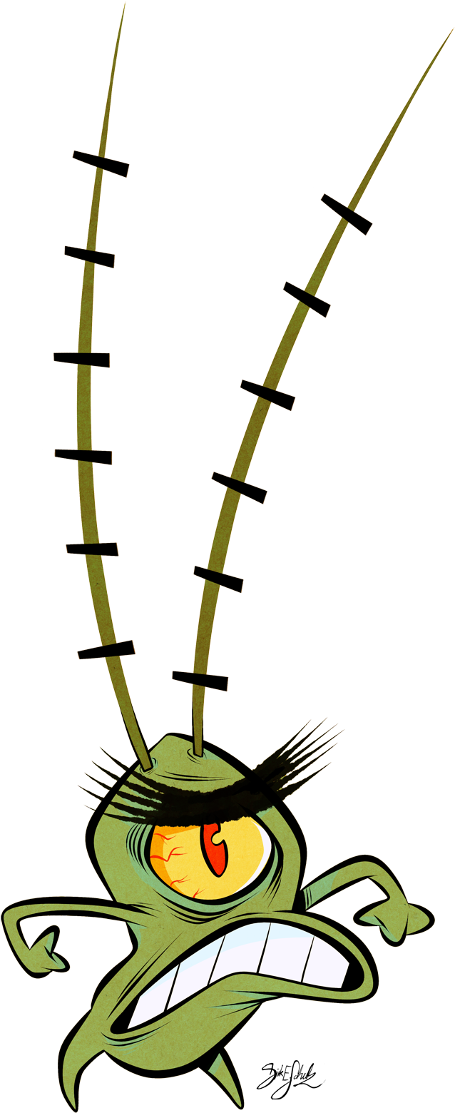 Plankton By Themrock On Deviantart - Cartoon (734x1764)