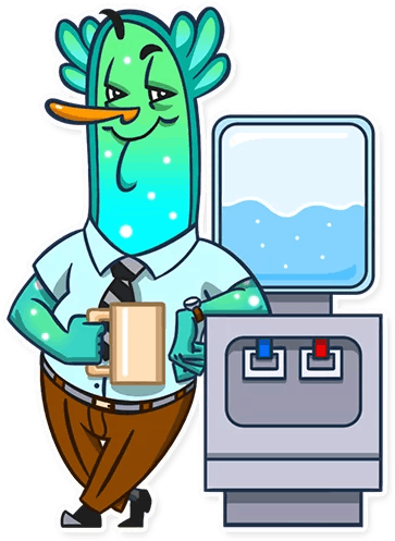 “ Office Plankton ” Stickers Set For Telegram - “ Office Plankton ” Stickers Set For Telegram (512x512)