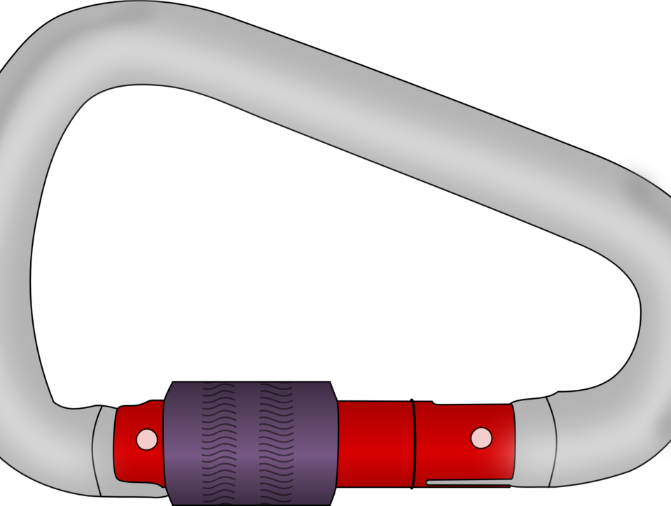 Carabiner - Carabiner Clip Art (958x723)