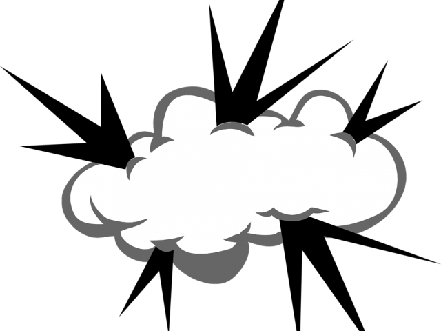 Fight Clipart Cloud - Coloring Book (640x480)
