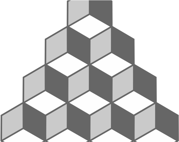 Illusion Clipart Cube - Necker Cube Optical Illusion (640x480)