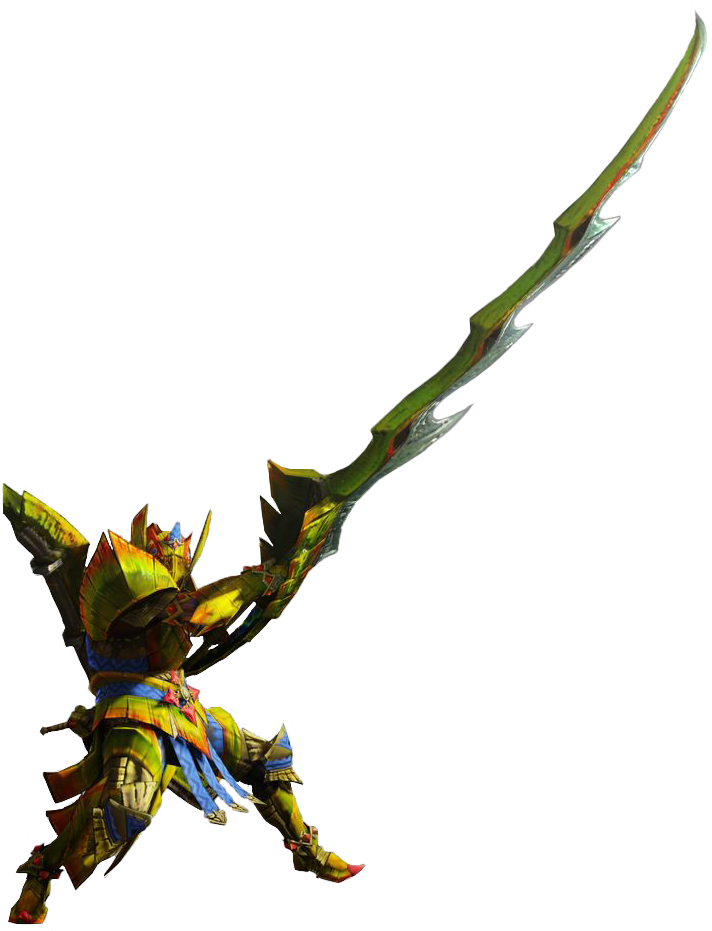 Mh4-long Sword Equipment Render 001 - Najarala Longsword (809x960)