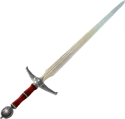 Fine Steel Longsword, From Elder Scrolls - Wonder Woman Godkiller Sword (505x481)