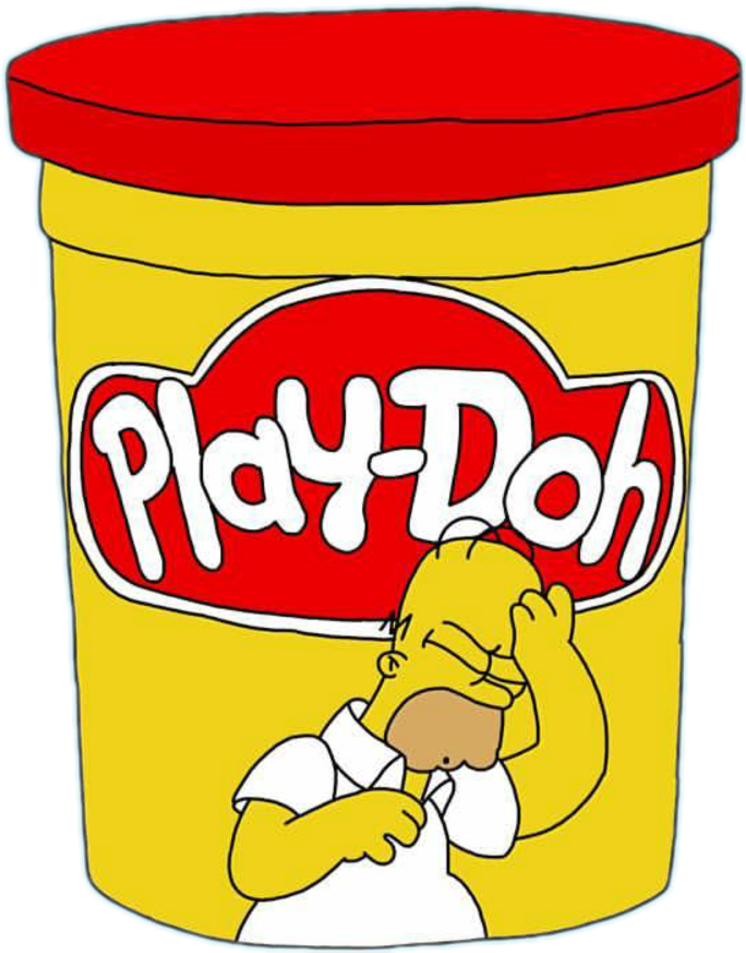 #playdoh #homer #homersimpson #kidtoy - Play Doh Homer Simpson (1024x1024)
