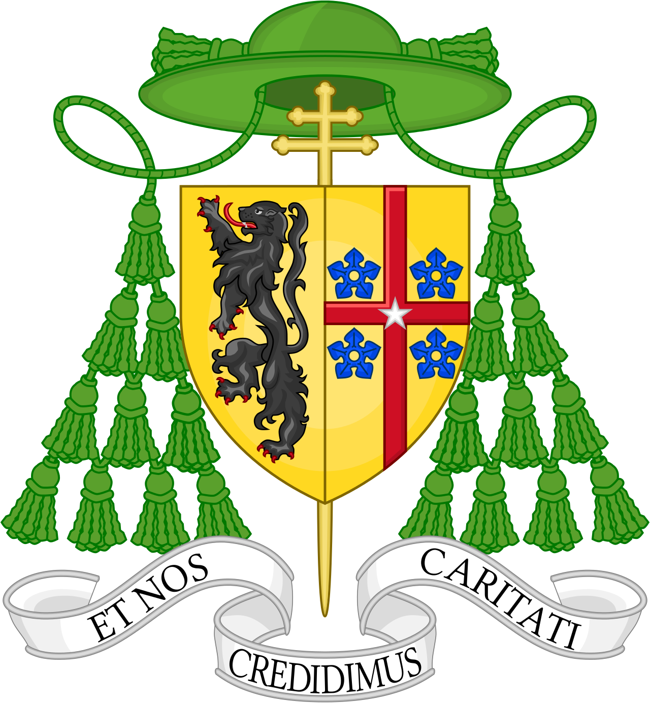 Arms Of Archbishop Marcel-françois Lefebvre, C - Cardinal Coat Of Arms (1280x1384)
