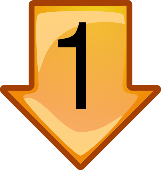 Arrow Down Graphic (564x595)