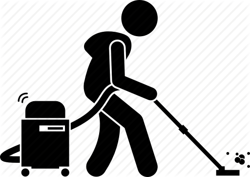 Vector Royalty Free Download At Getdrawings Com Free - Man With Vacuum Cleaner Png (512x362)