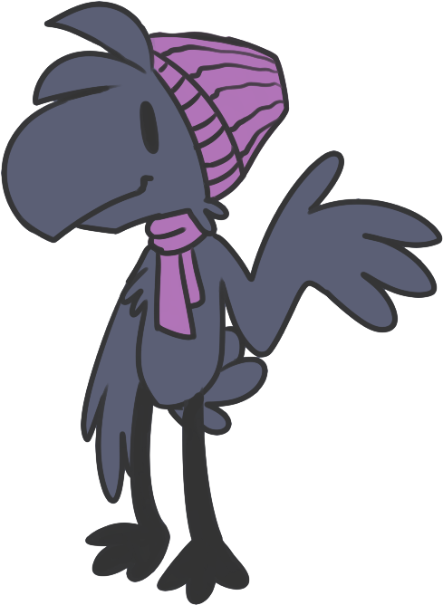 Caw Caw Nova Weasyl - Cartoon (554x691)