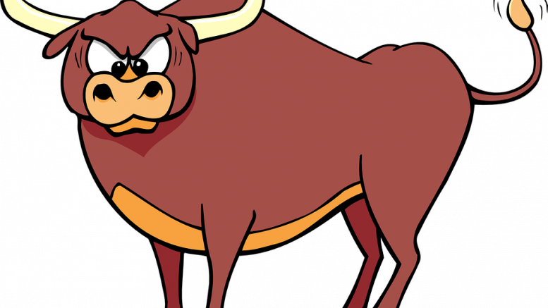 Free Clip Art Bull (777x437)