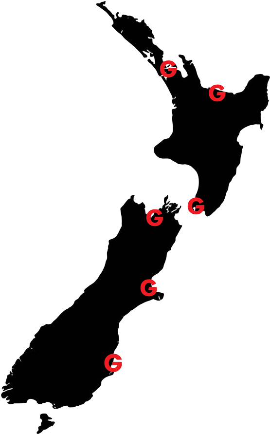 Locations Around New Zealand Goleman Group - Ireland And New Zealand (600x947)