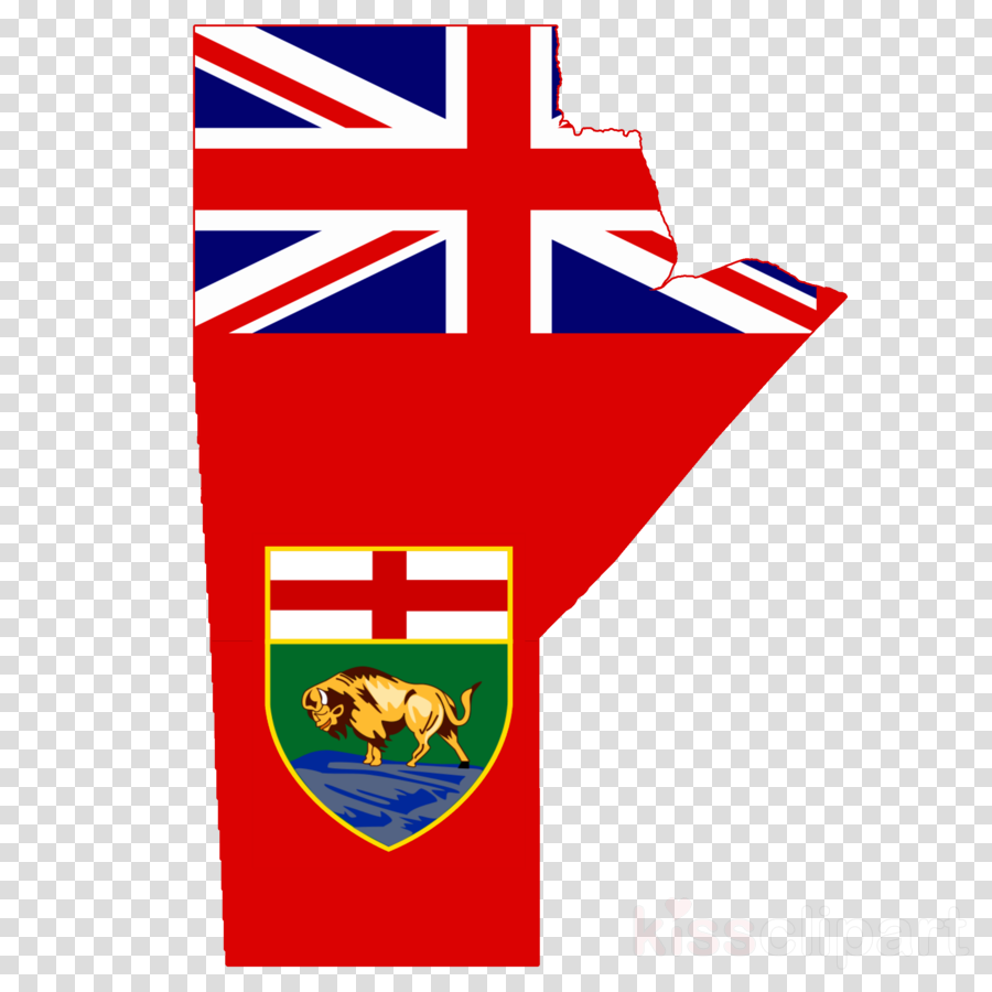 Flag Of Cook Island Clipart National Flag Flag Of New - Manitoba Map With Flag (900x900)