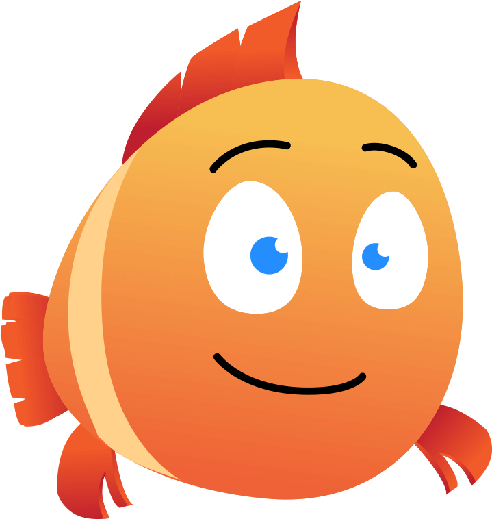 Happy Chubby Fish Character Animator Puppet - Fish Character (957x1060)