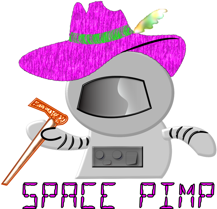 Space Pimp By Venkman3000 - Cartoon (900x854)