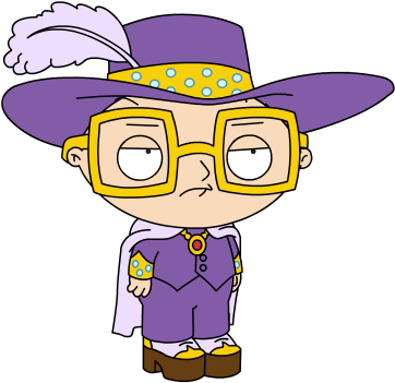 Pimp Hat Png - Family Guy Peter Pimp (369x357)