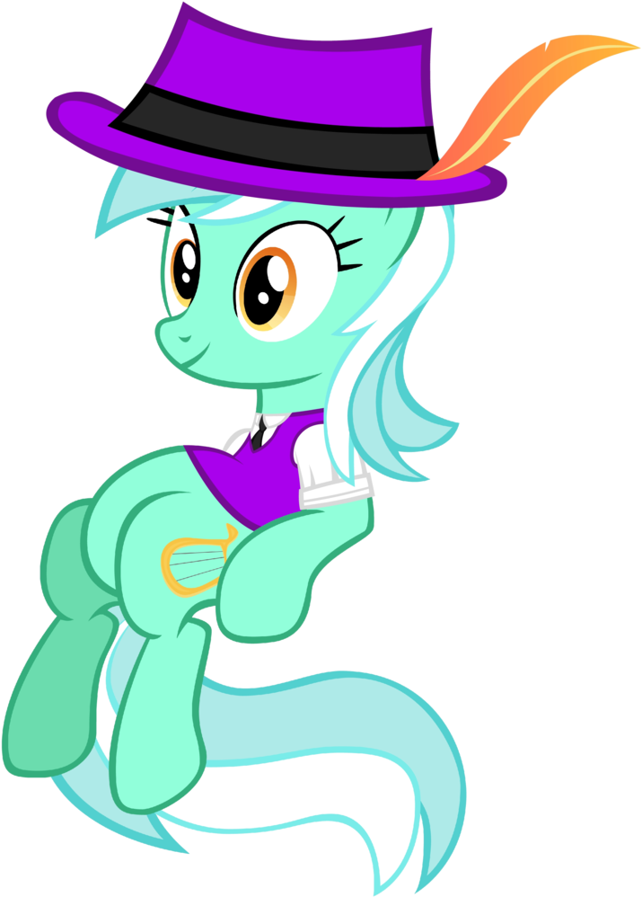 Brownycoke, Lyra Heartstrings, Lyra Pimpstrings, Pimp, - Mlp Pony Sitting Base (742x1024)