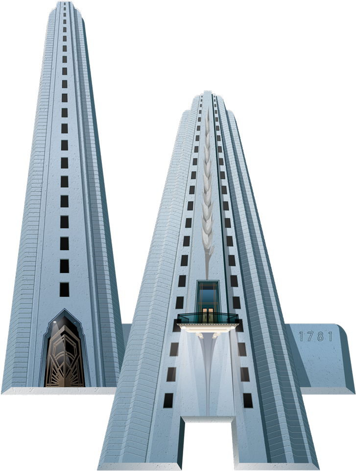 Illustrations Moving Pixel Media Prev Next - Tower Block (757x1000)