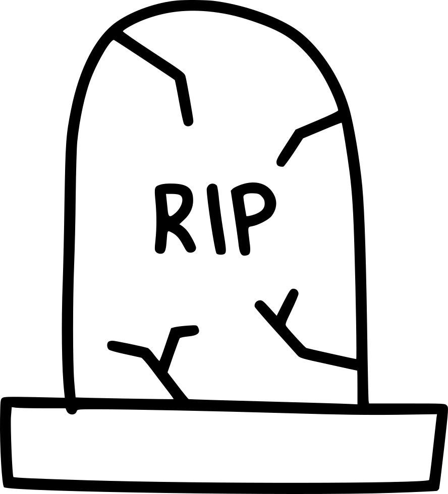 Death Funeral Grave Gravestone Graveyard Rip Svg Png - Funeral Death Funeral Grave Icon (888x980)