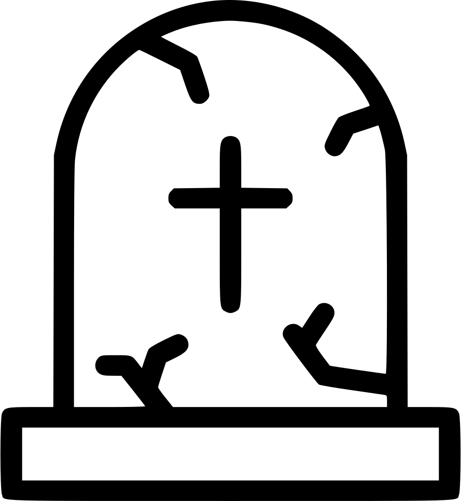 Death Clipart Grave Yard - Gravestone Clipart Png (902x980)