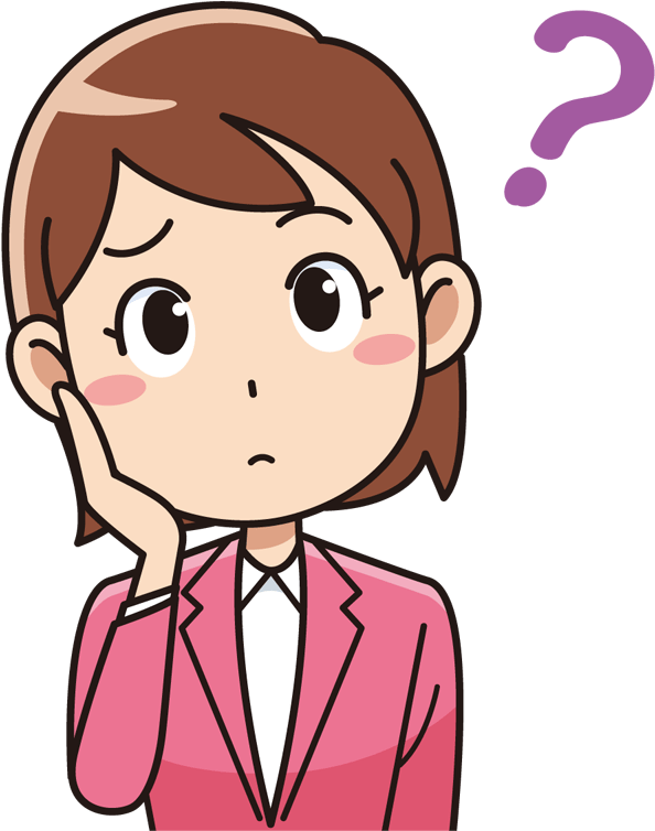 Talking Mouth Clip Art - Thinking Woman Cartoon Png (800x800)