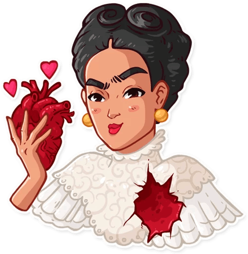 Stickers Frida Kahlo Png (512x512)