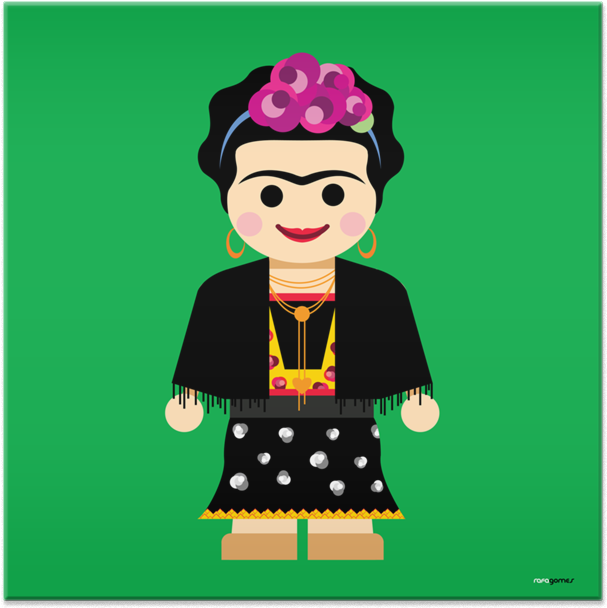 Azulejo Toy Frida De Rafael Gomesna - Frida Kahlo (800x800)