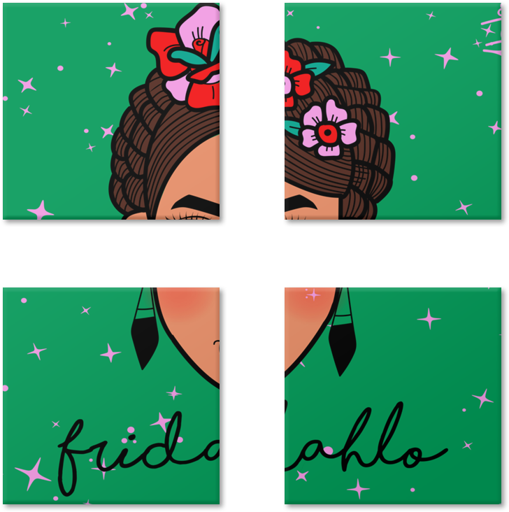 Magneto Frida Kahlo De Jéssica Abdona - Illustration (800x800)