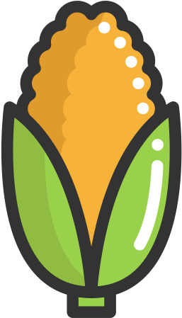 Corn, Corn, Fruits Icon - Corn Vector Png (512x512)