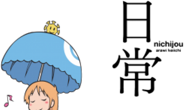 Nichijou Clipart Slime - Nichijou Sasahara And Misato (640x480)