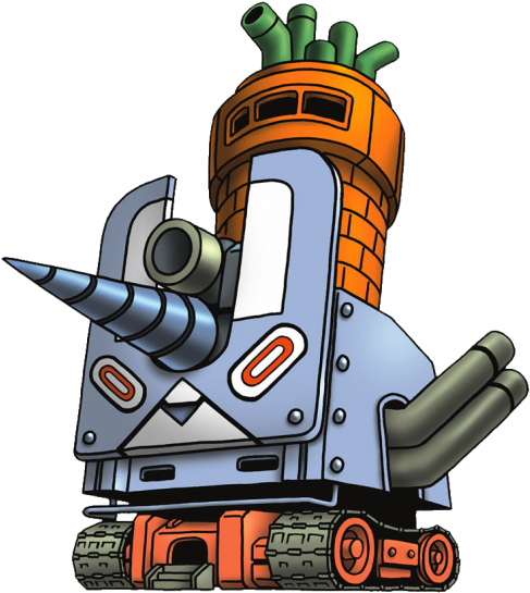 Realm Clipart Rocket Slime - Dragon Quest Heroes Rocket Slime Tanks (530x600)
