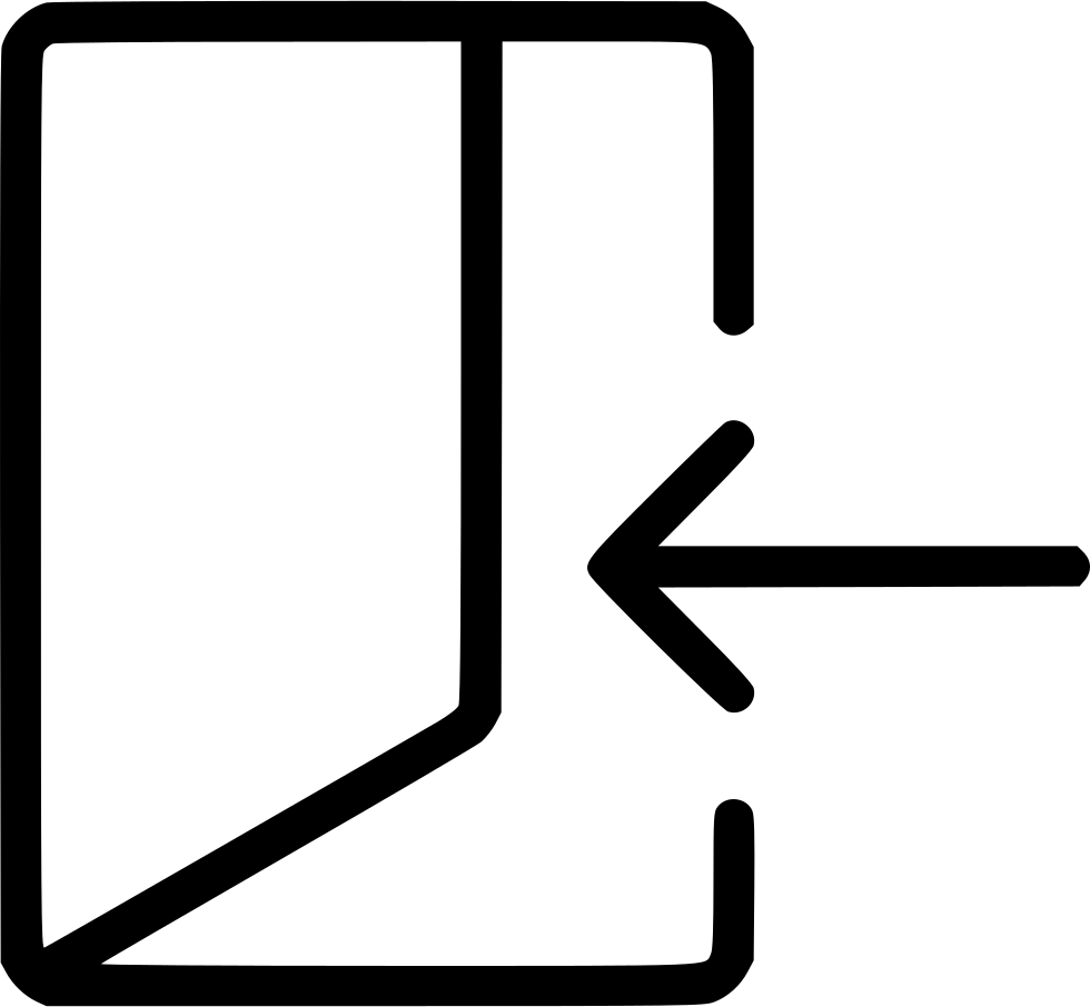 Enter Input Login Door Sign Comments - Enter Input Login Door Sign Comments (980x906)