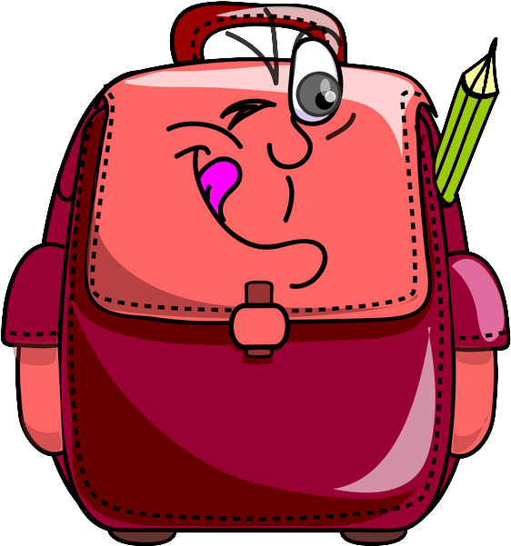 Clipart Backpack Cartable - Clipart Ranzen (600x600)
