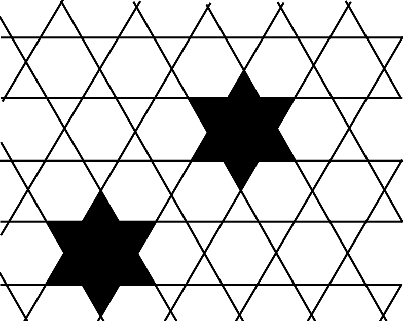 A Regular Six-pointed Star Positioned On A Vertex, - 6 Point Star Png (795x634)