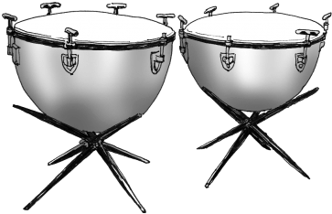 Timpani - Timpani Black And White (412x341)
