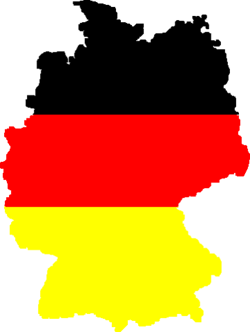 Mobilization Of People - Germany Flag Map (362x480)
