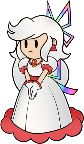 Did My Own Rendition Of Lady Timpani From Super Paper - Tippi Super Mario Kun (354x600)