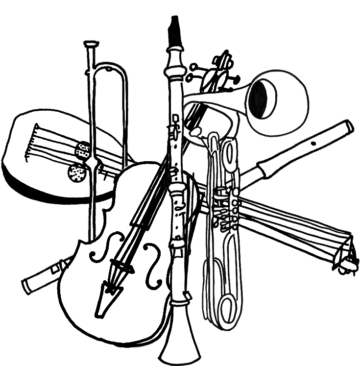 Orchestra Of The Age Of Enlightenment - Instrumentos De Orquesta Dibujo (1024x847)