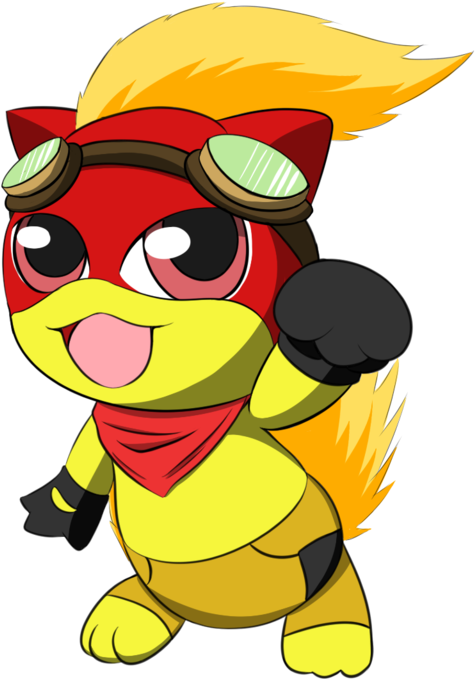 Fuse The Quilava Fan Art By Romulus19 Fur Affinity - Cartoon (1024x768)