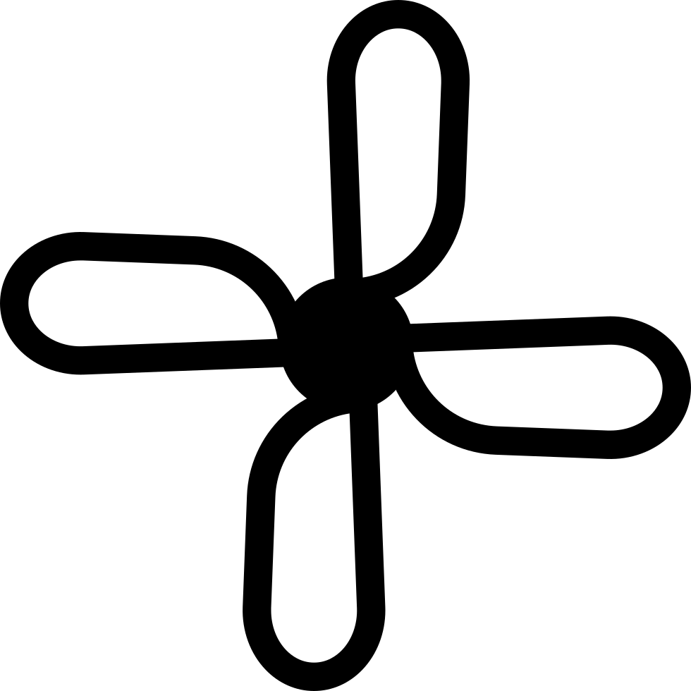 Ceiling Fans - Ceiling Fan Vector Icon (980x980)