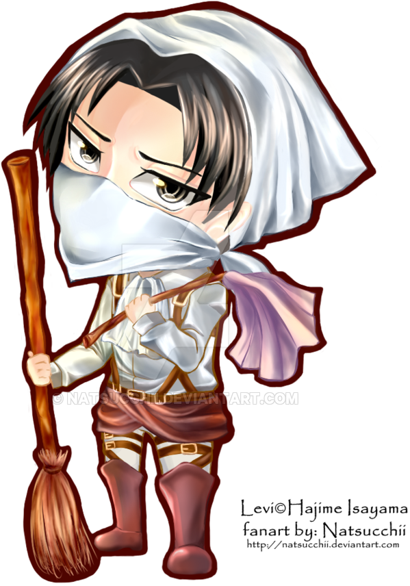 Png Library Chibi I Love Cleaning By Del Lune - Cartoon (800x978)