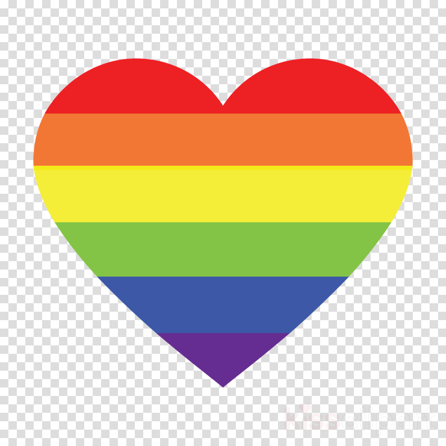 Rainbow Flag Clipart Rainbow Flag Lgbt - Black Heart With Transparent Background (900x900)