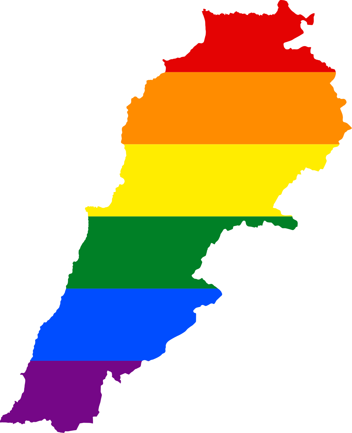 Lgbt News Clip Art - Lebanon Map Vector (1200x1475)