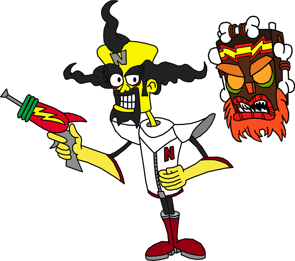 Dr Cortex Uka Uka By Antisavinomovement On Deviantart - Cartoon (1024x905)
