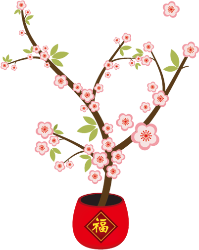 Chimonanthus Praecox Flower - Free Chinese New Year Vector (512x512)