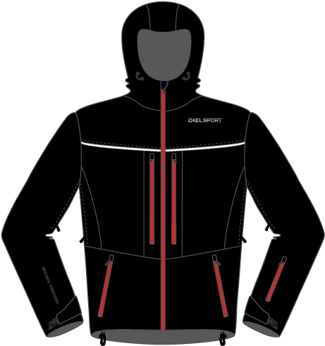 Coat Clipart Ski Jacket - Hoodie (800x600)