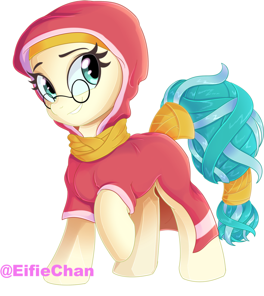 Katakiuchi4u, Background Pony, Clothes, Commission, - Cartoon (1024x1024)