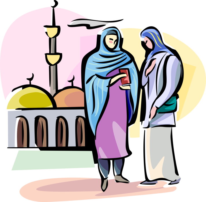 More In Same Style Group - Hijab Clip Art (714x700)
