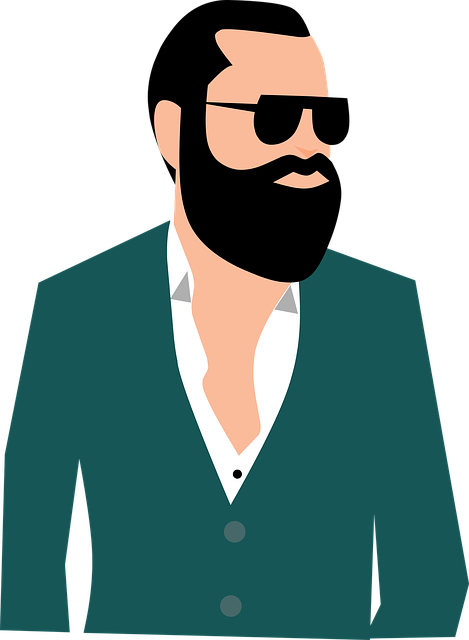 Portrait, Adult, People, Man, Beard, Boldness, Business - Cartoon People (469x640)