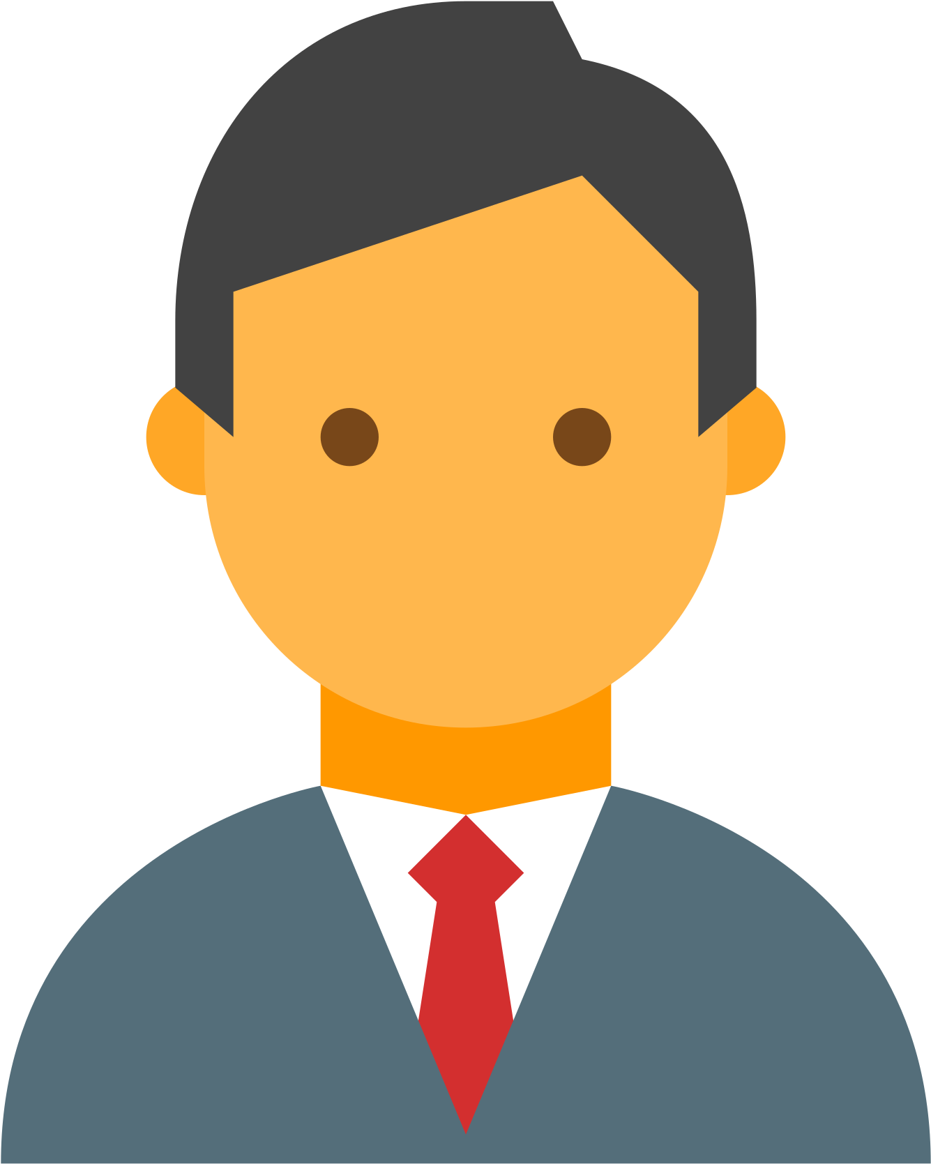 Icons8 Flat Businessman - Person Icon Png (2000x2000)
